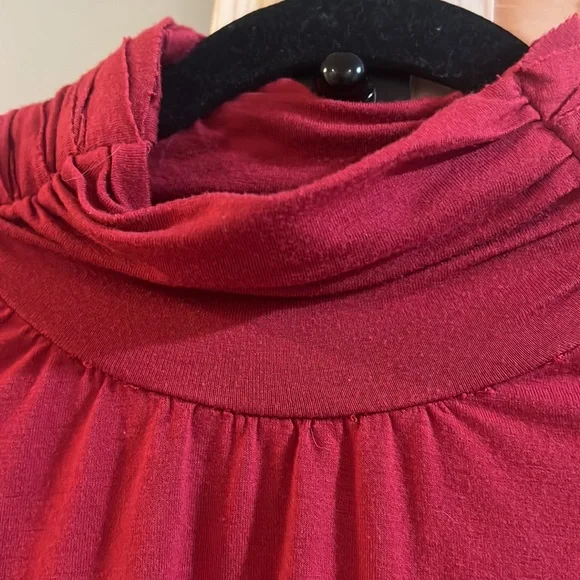 Joseph a ripkoff red high neck size large - Picture 2 of 8